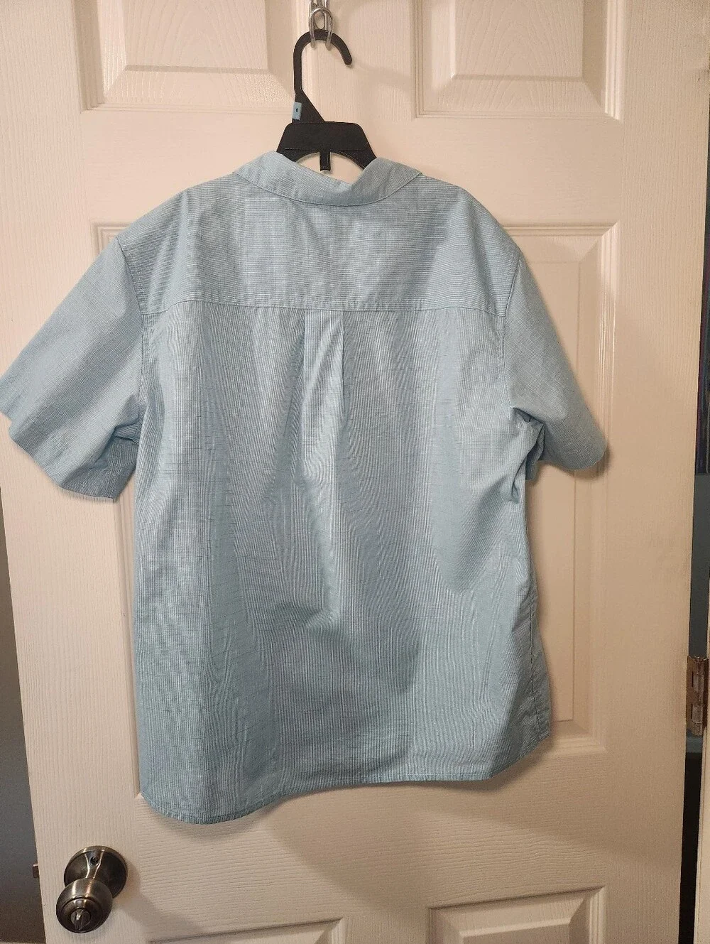 Boys Short Sleeve Button Down EUC L Husky